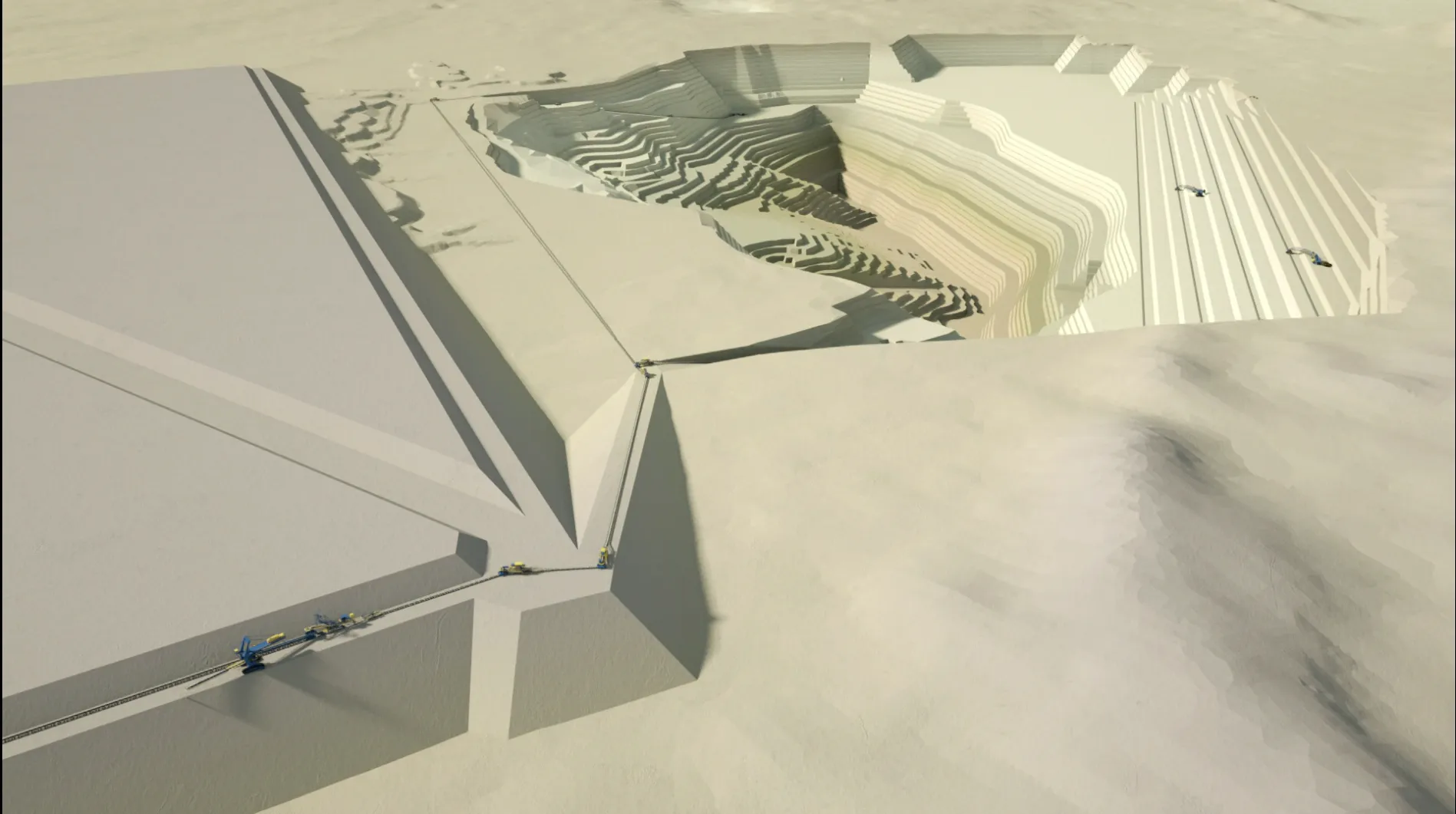 Bucket wheel excavator — open pit mining technology